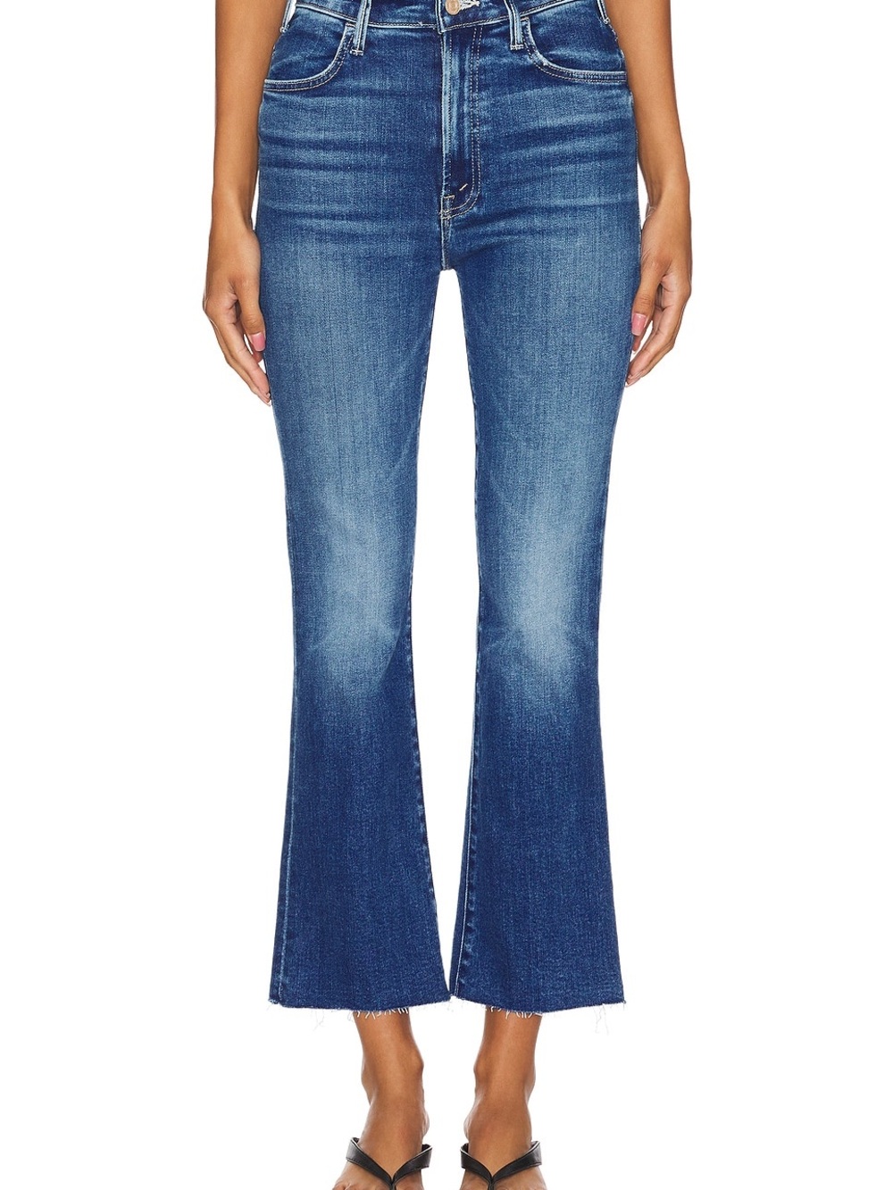 MOTHER the HUSTLER Ankle Fray Jeans, Excellent Condition